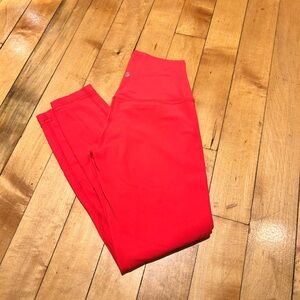 Lululemon Red Leggings